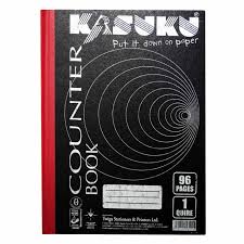Kasuku 1Quire Counter Book