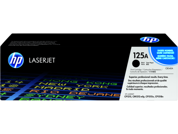 HP 125A Original LaserJet Toner Cartridge CB540A
