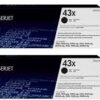 HP 43X Black Original LaserJet Toner