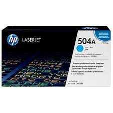 HP 504A Cyan Original LaserJet Toner Cartridge (CE251A)