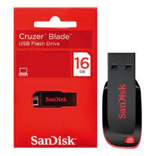 SanDisk Cruzer Blade USB 16GB Flash Drive