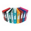 OFFICE POINT BOX FILE 9606E PVC file. Lever clip for easy opening, closing & rotating of documents. A4 size. 2” wide. Colors: Blue, Black, green, Red