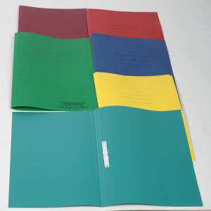 Globe File Folders with Fastener