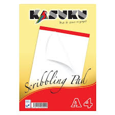 KASUKU SCRIBLING PAD A4 50 SHEETS