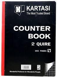 Kartasi Counter Books A4 2 Quire