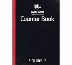 Kartasi Counter Books KB A4 3Quire