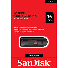 SANDISK CRUZER GLIDE 3.0 16GB FLASH DISK